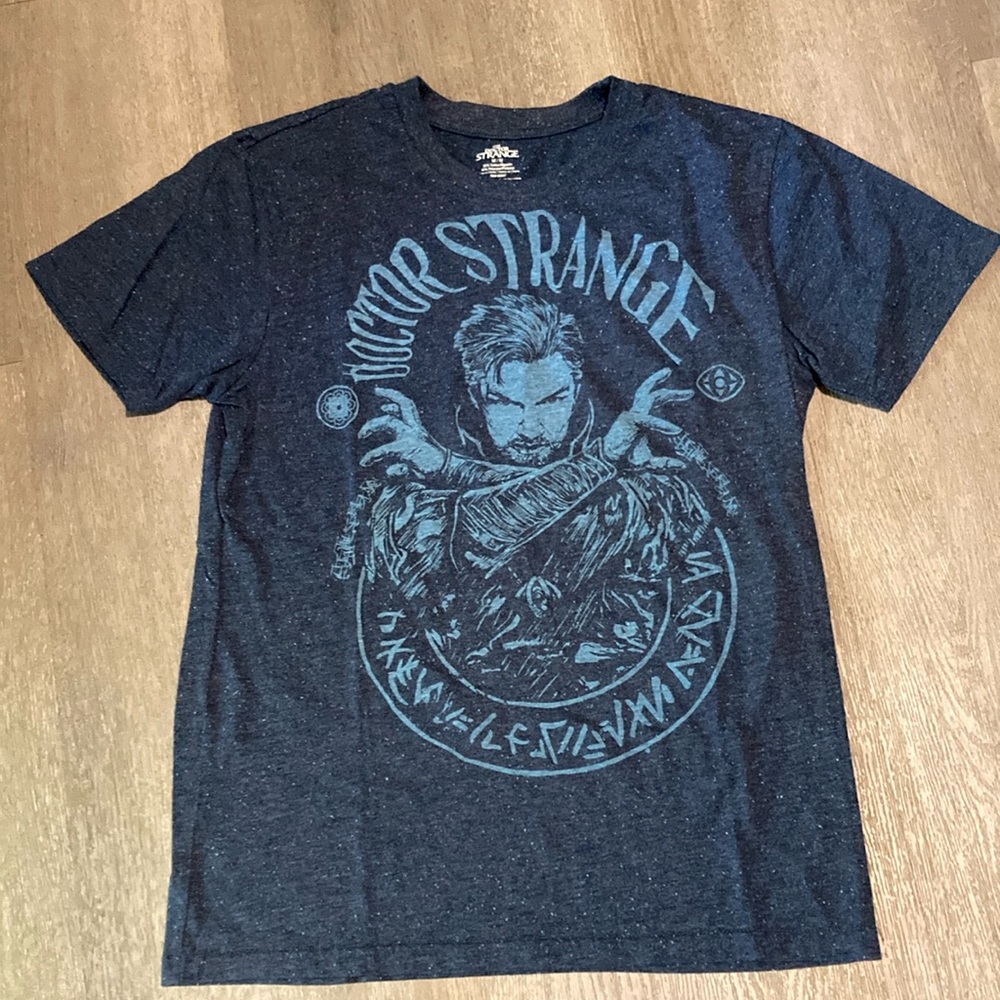Short sleeve navy dr strange shirt